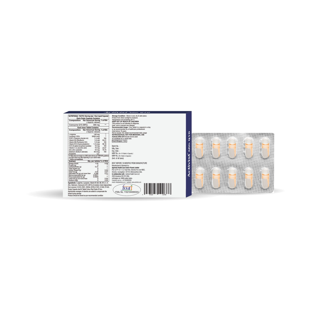 activist arg q10 capsules 2