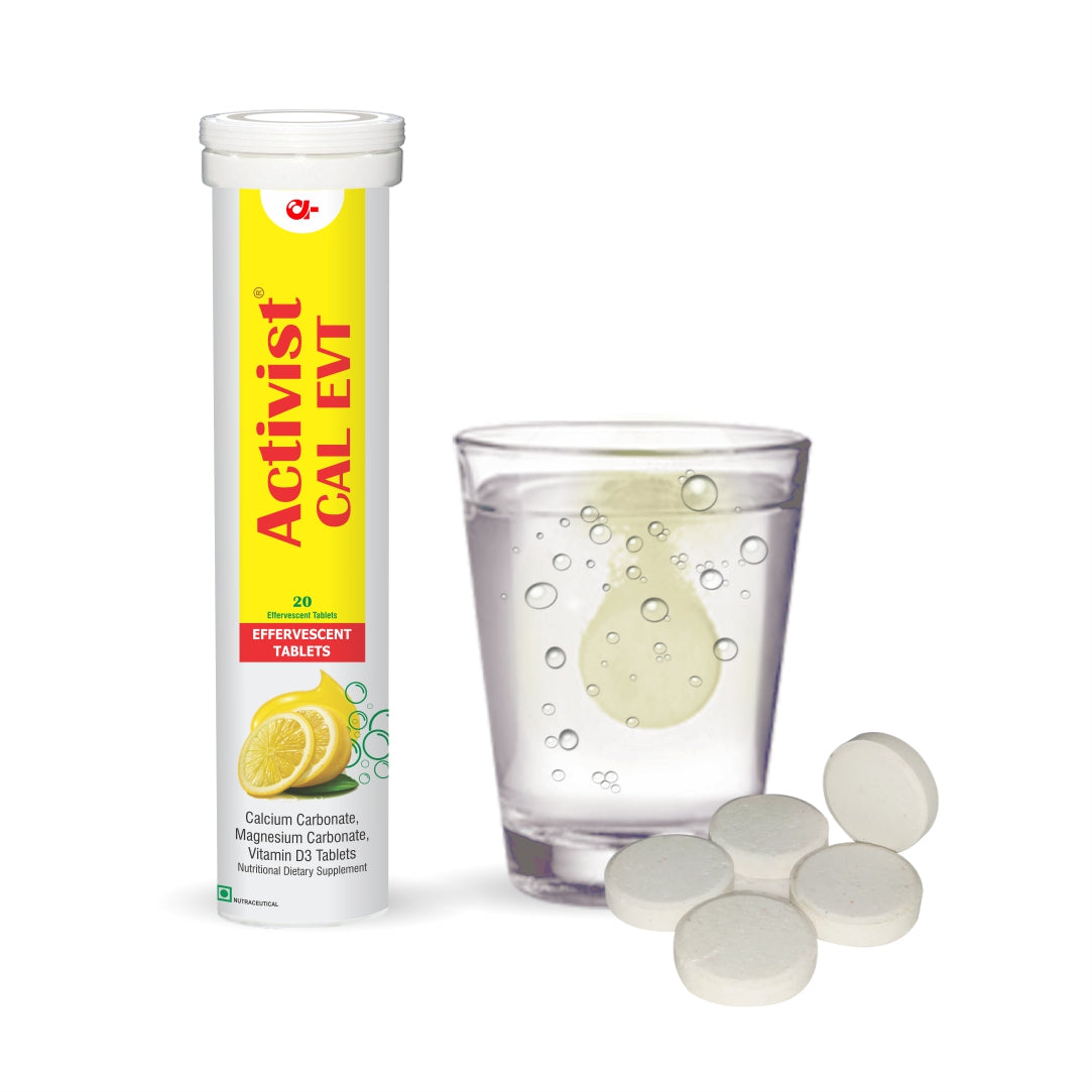 activist cal evt effervescent tablets