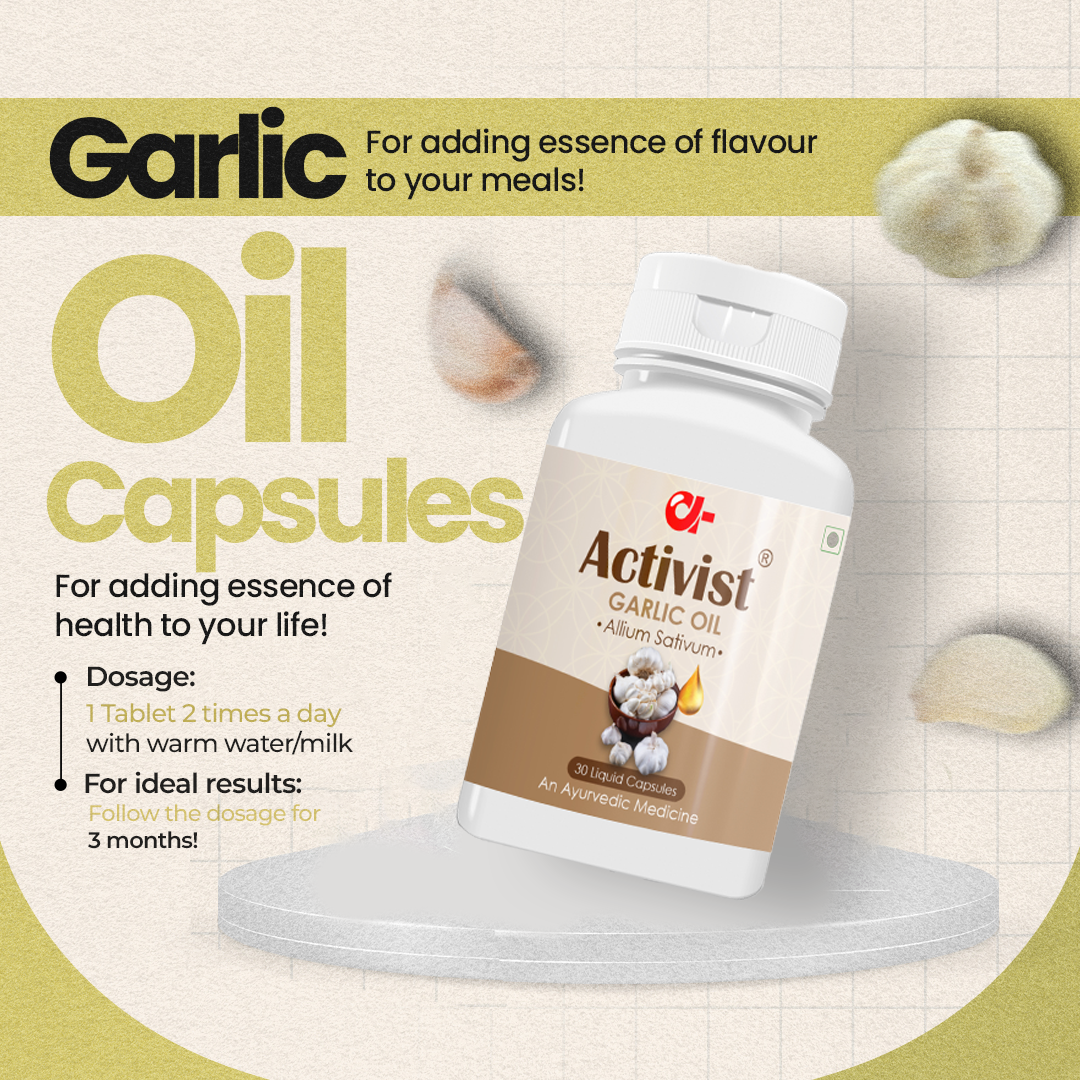 activist garlic oil capsules 3