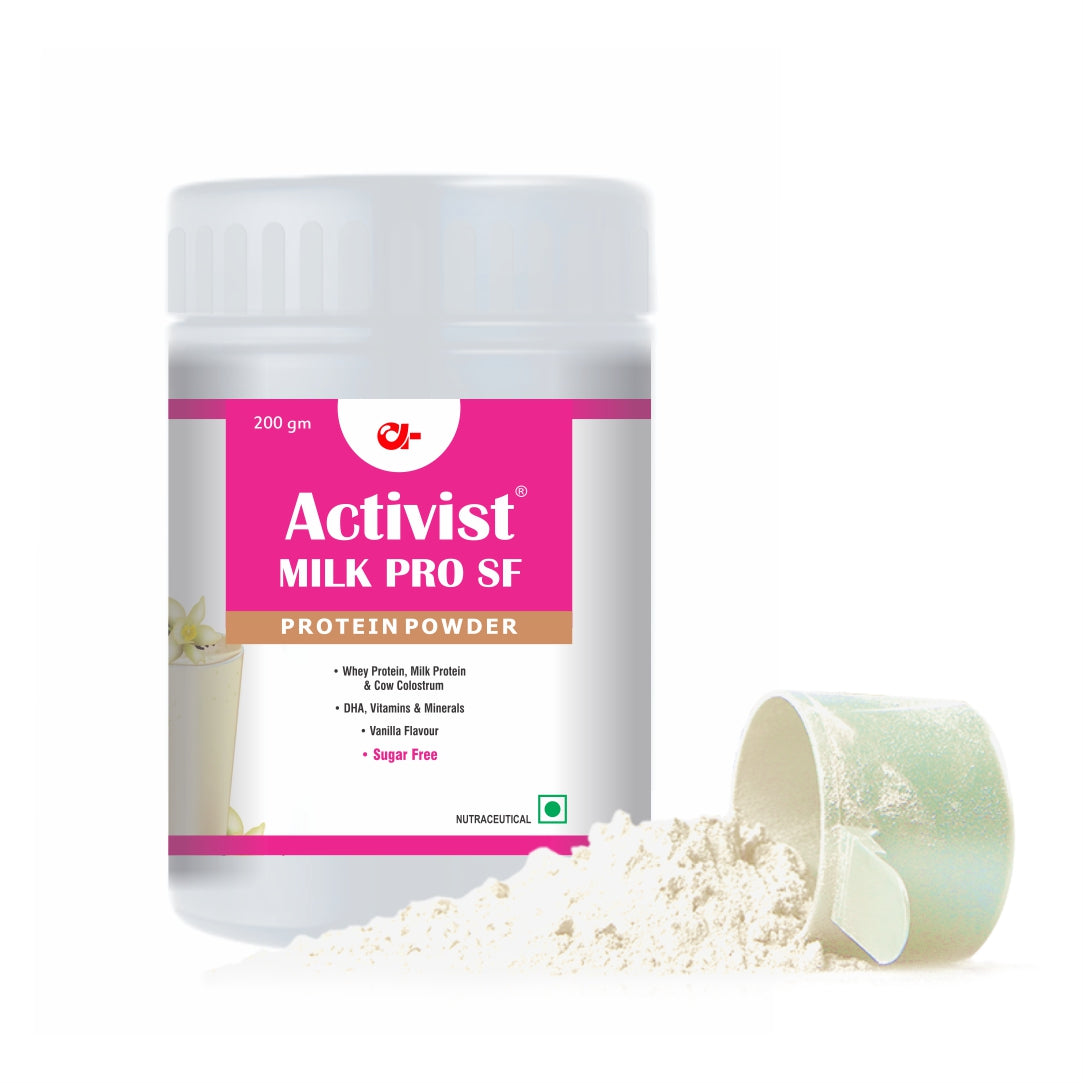 activist milk pro sf protein powder