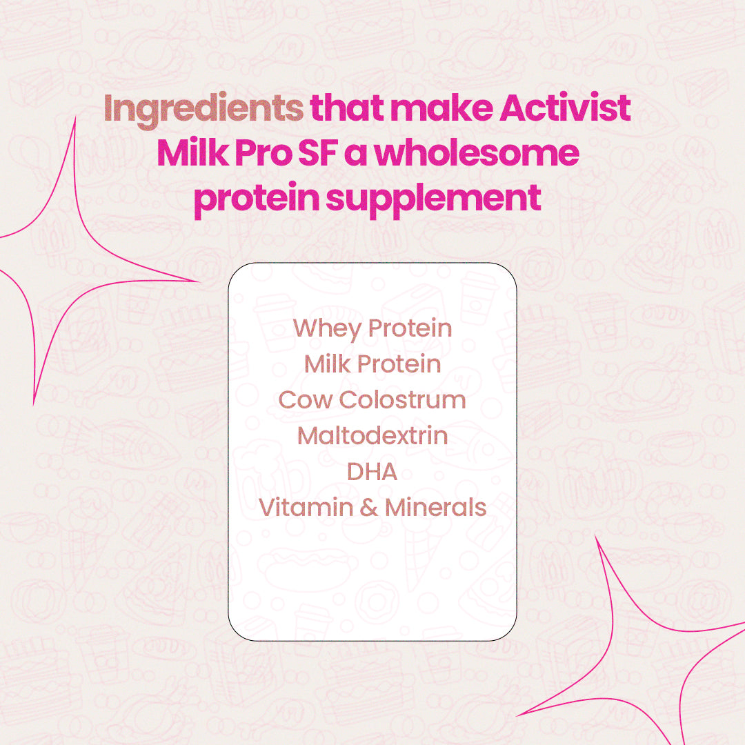 activist milk pro sf protein powder 5